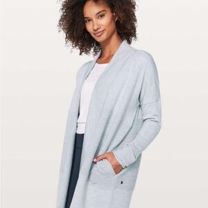 Lululemon Athletica Light Blue Women's Cardigan